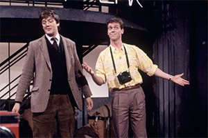 A Bit Of Fry & Laurie. Image shows left to right: Stephen Fry, Hugh Laurie